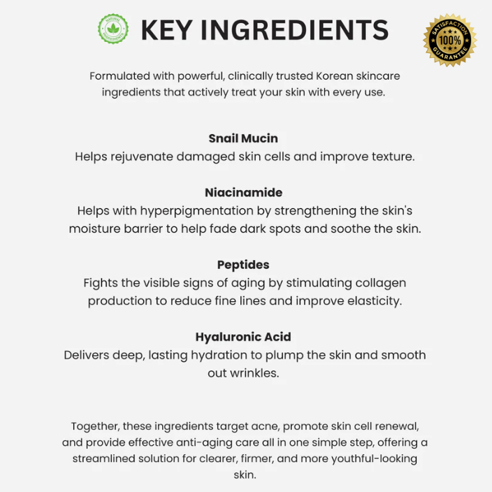 Korean Skin Care Toner Pads (100 Pads)