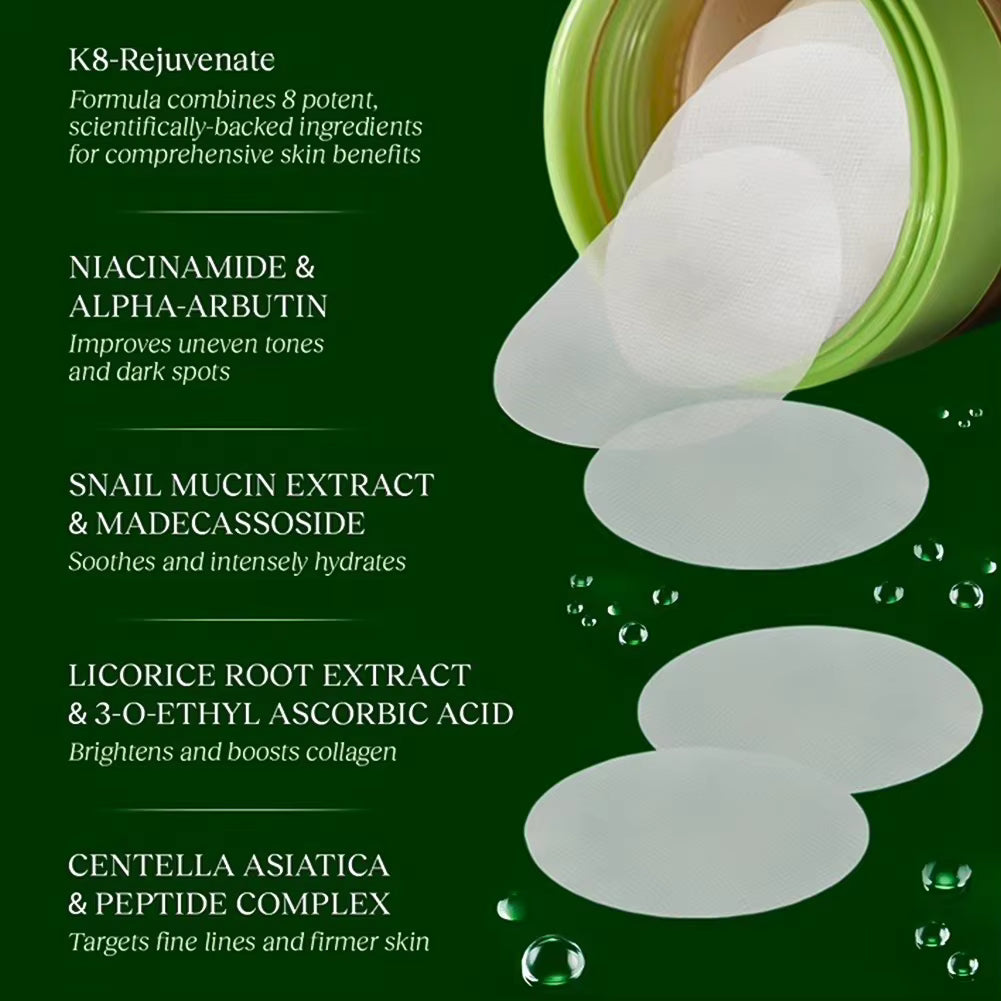 Korean Skin Care Toner Pads (100 Pads)